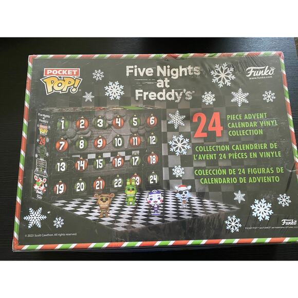 Funko Pocket Pop! Five Nights at Freddy’s 2023 Advent Calendar 24 Vinyl Figures - Picture 2 of 2